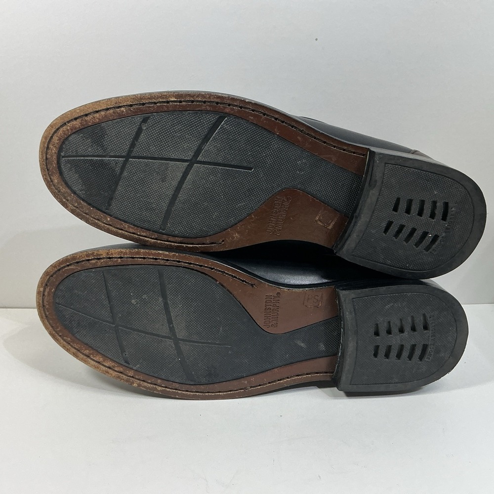 Johnston & Murphy Black Brown Leather Tassel Loafers Mens Sz 11 M Dress Shoes - Picture 5 of 9